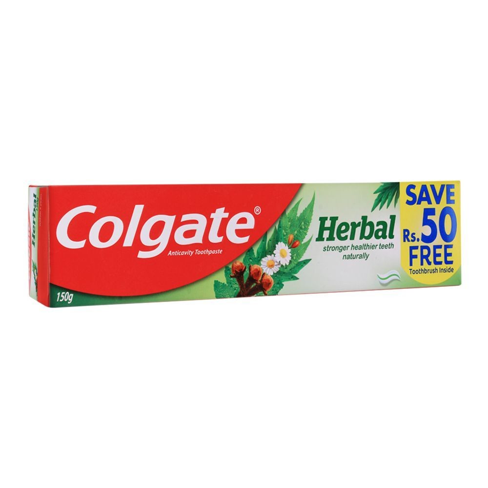 Colgate Herbal Toothpaste, Brush Pack 150g