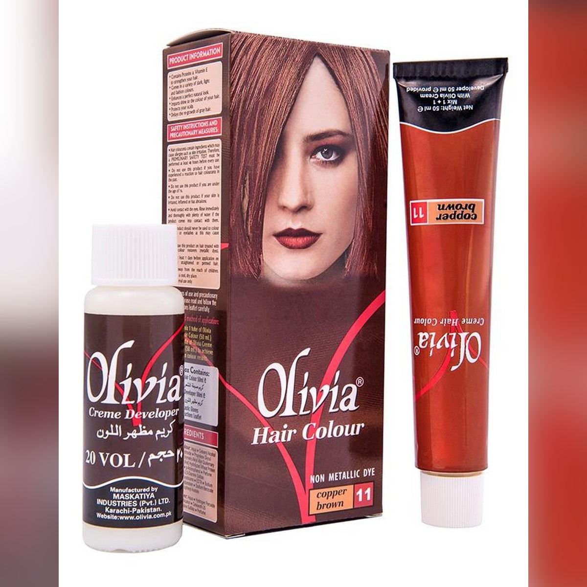 Olivia Copper Brown Hair Color 11