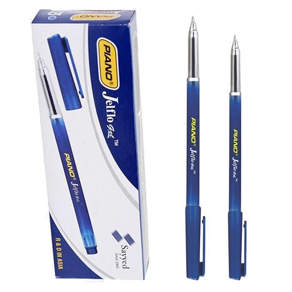 Piano Ball Pen Jelflo 0.7mm Blue Pack of 10