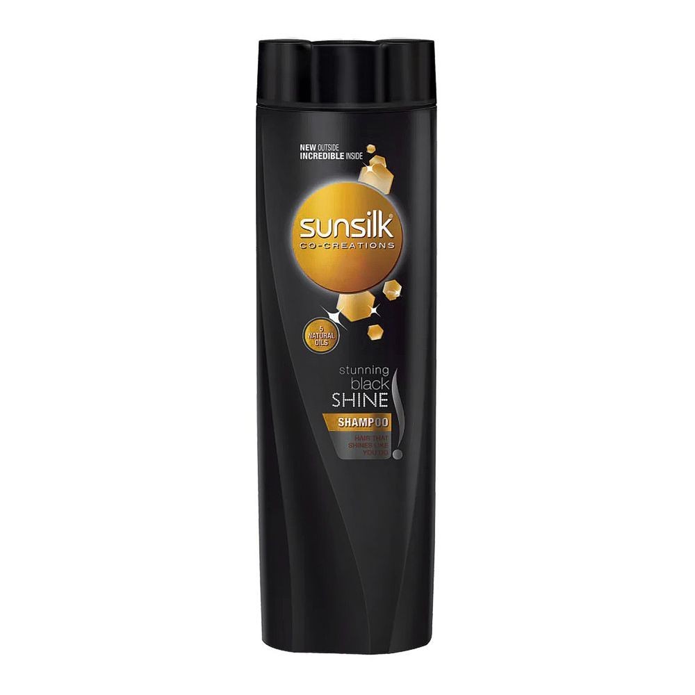 Sunsilk Co-Creations Stunning Black Shine Shampoo 185ml