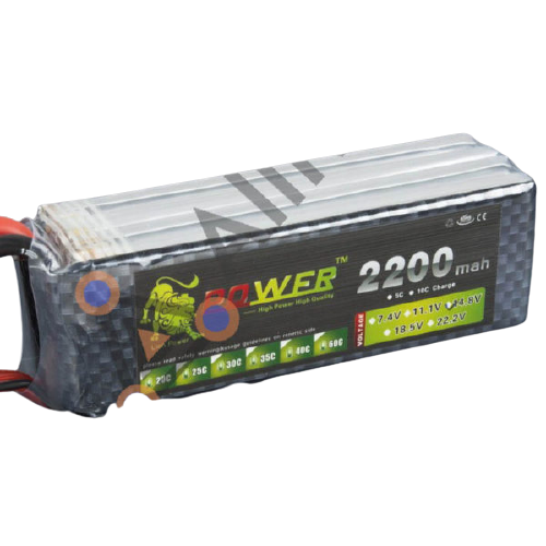 4S 14.8V 2200MAH 30C Lion Power Lipo Battery