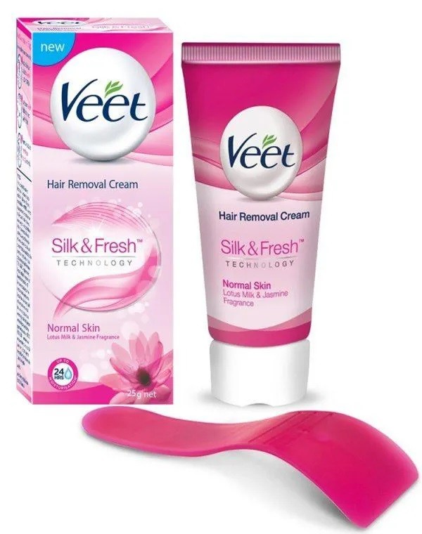 Veet Hair Removal Cream Silk & Fresh for Normal Skin Tube 100gm