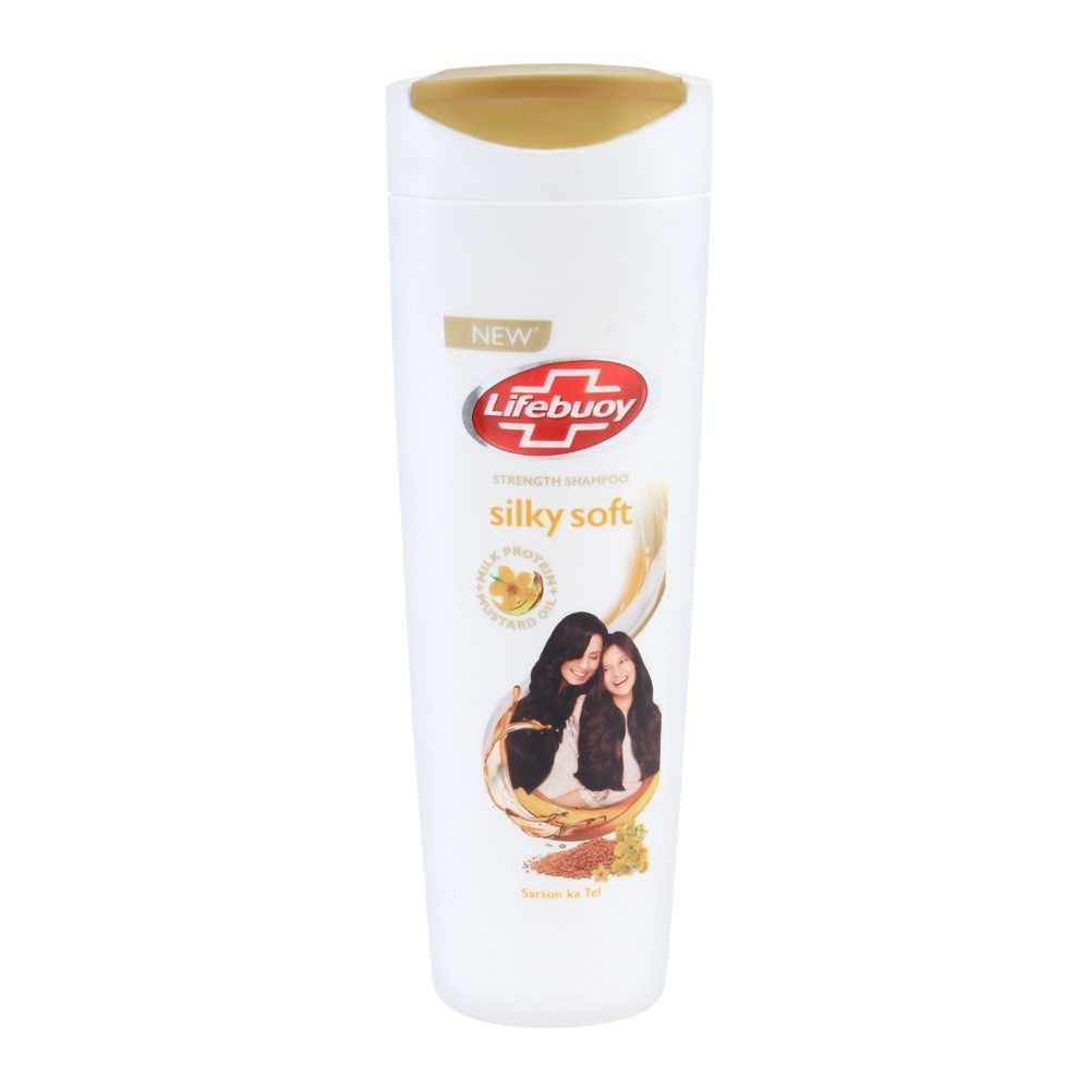 Lifebuoy Silky Soft Milk Protein + Mustard Oil Strength Shampoo 175ml