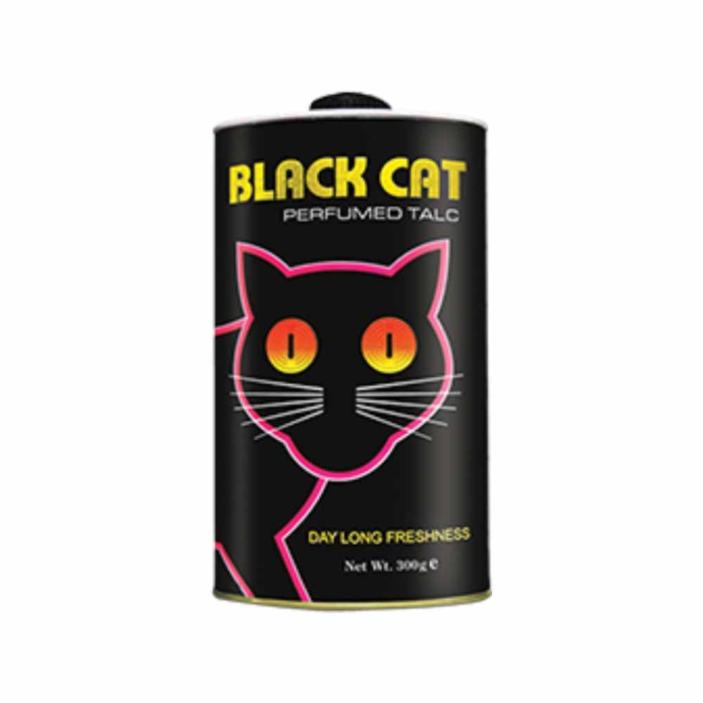 Black Cat Perfumed Talcum Powder