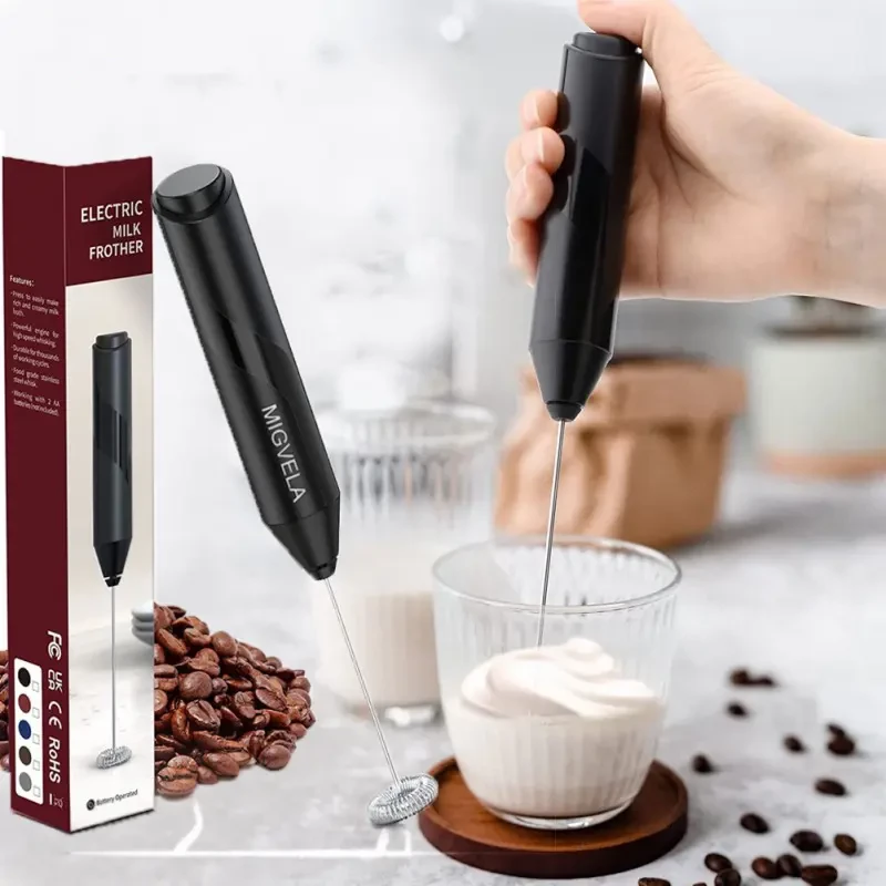 Migvela Premium Handheld Coffee Beater and Electric Milk Frother