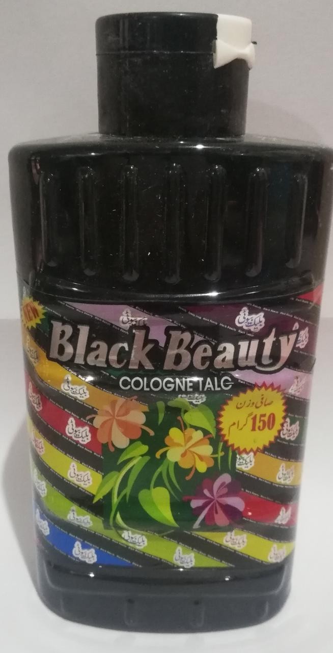 Black Beauty Cologne Talc powder