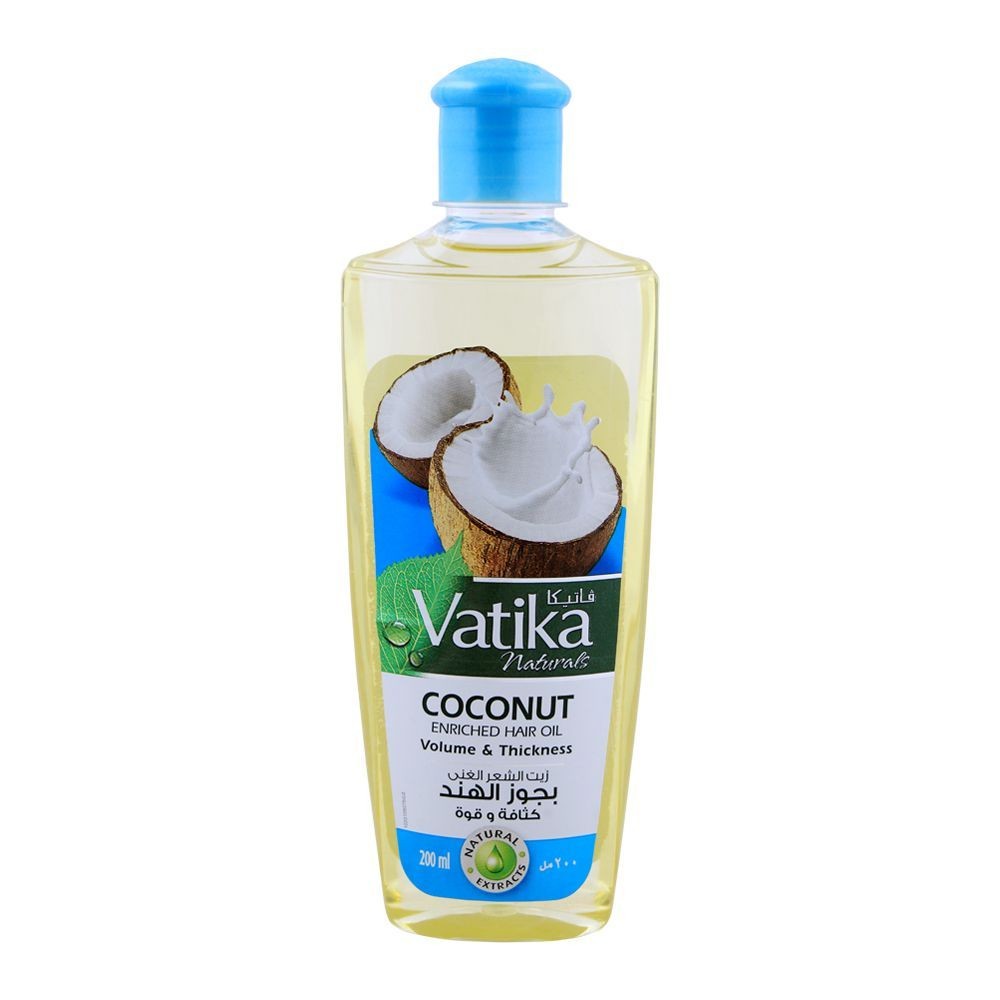 Vatika Coconut Enriched Volume & Thickness Hair Oil 200ml