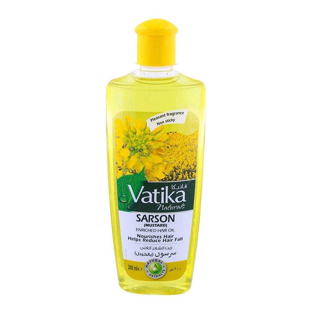 Vatika Sarson (Mustard) Enriched Hair Oil 200ml