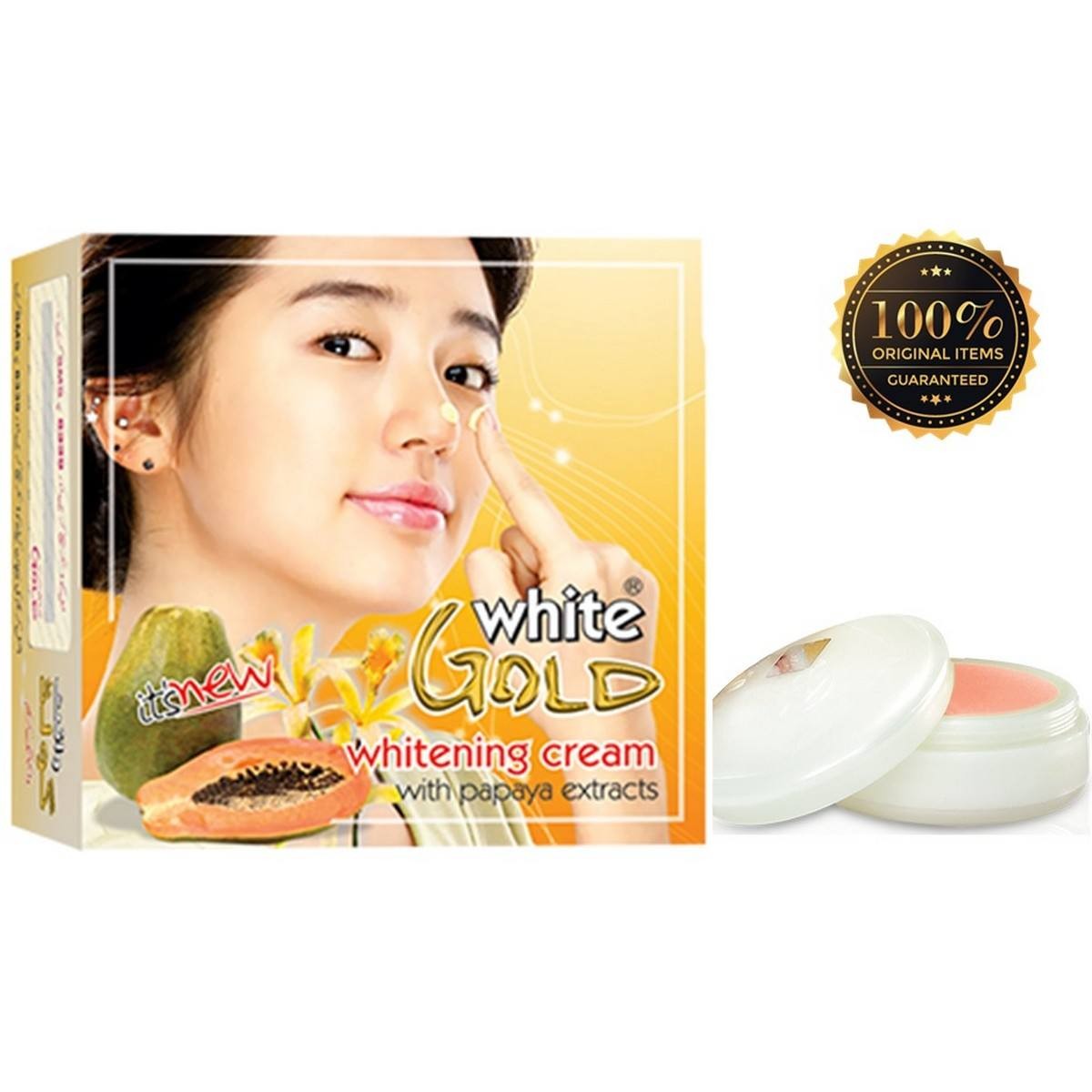 White Gold Beauty Cream 100% Original | With Papaya Extracts
